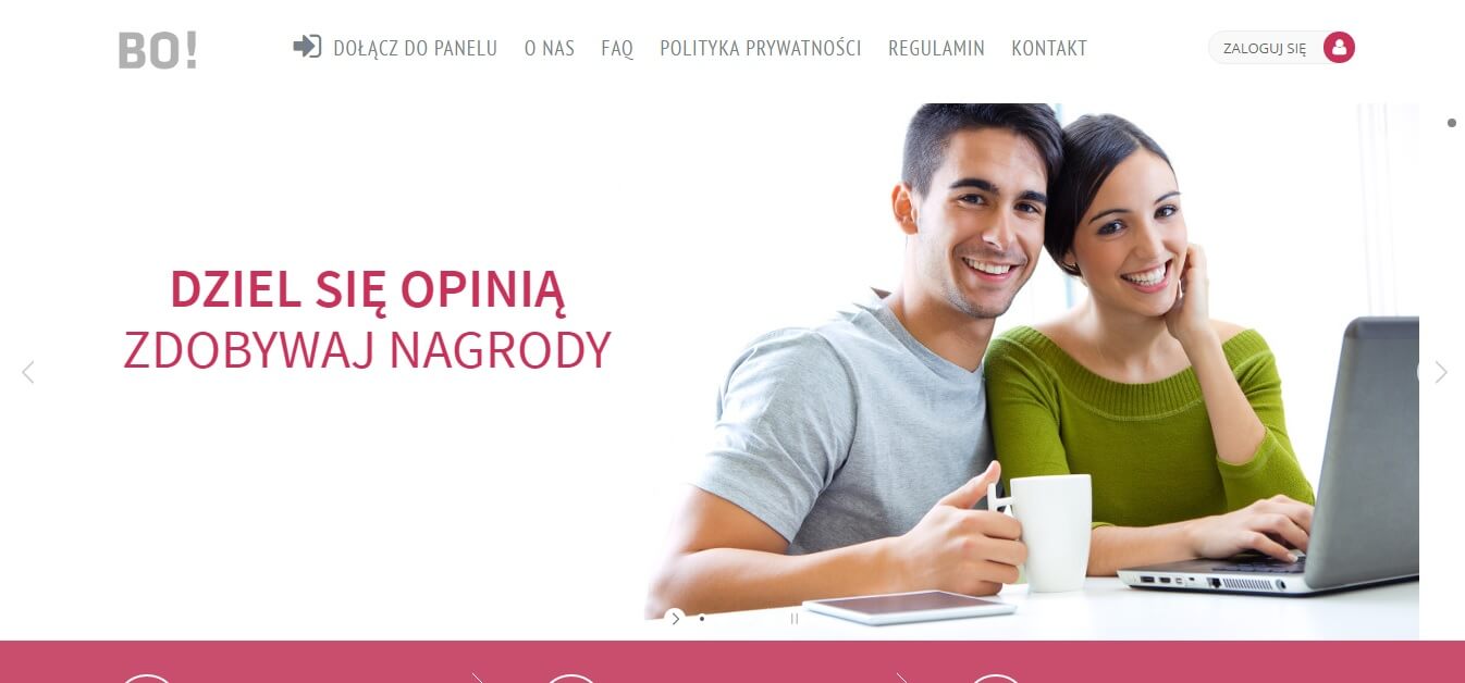 Strona WWW Bo Panel Screen Strony WWW Bo Panel